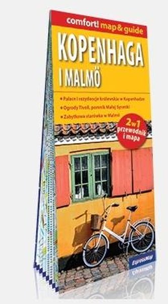 Comfort! map Kopenhaga i Malm mapa turystyczna