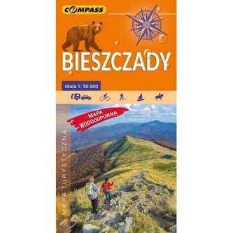 Mapa turystyczna. Bieszczady 1:50 000