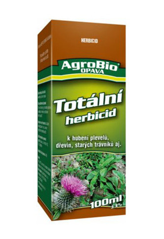 Přípravek k hubení jednoletých a víceletých plevelů AgroBio Totální herbicid 250 ml