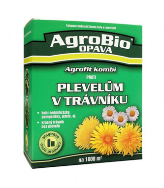 Přípravek proti plevelům v trávníku AgroBio Agrofit na 1000m2