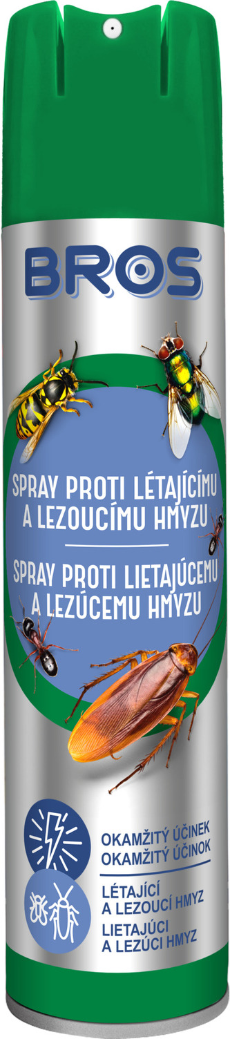 Sprej proti létajícímu a lezoucímu hmyzu BROS 400 ml