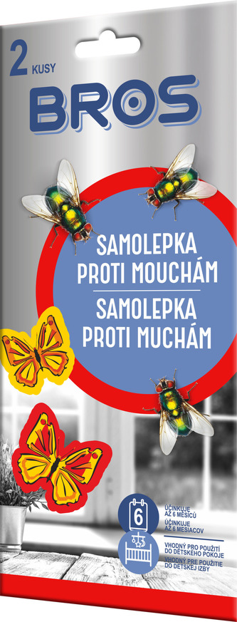 Samolepka proti mouchám BROS 2ks
