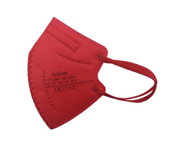 Pharma Activ Respirátor FFP2 NR AnDum pro děti, červený