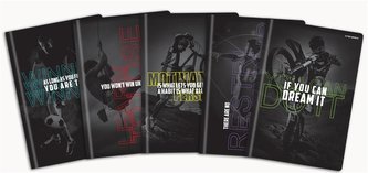 Zeszyt A5/80K linia Challenge (5szt)