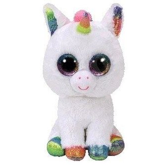 TY Boos PIXY - bílý jednorožec 42 cm
