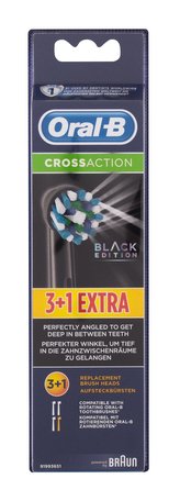 Oral-B CrossAction Zubní kartáček Black Edition 4 ks unisex