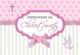 Zaproszenie ZZ-040 Chrzest (5 szt.)
