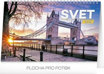 Svet - stolový kalendár 2018