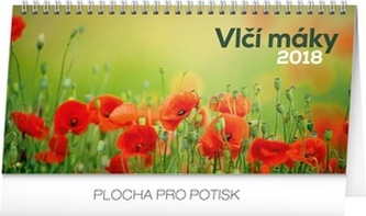 Vlčí máky - stolní kalendář 2018