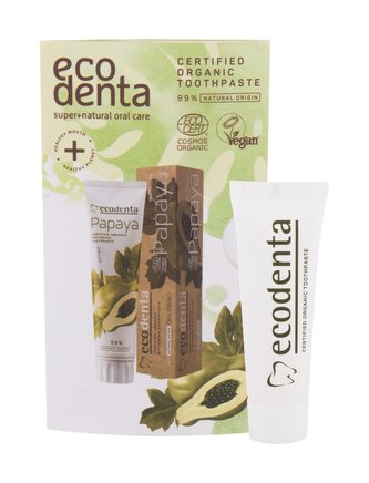 Ecodenta Organic Zubní pasta Papaya 10 ml Whitening unisex