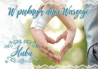 Karnet B6 3DV-153 Ślub