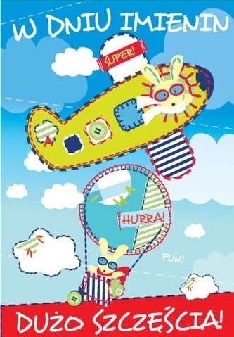 Karnet B6 PP-1570 Imieniny dziecięce