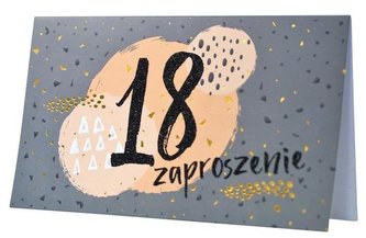 Zaproszenie ZP-008 Urodziny 18 (5 szt.)