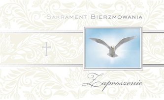 Zaproszenie PMZ-031 Bierzmowanie (5 szt.)