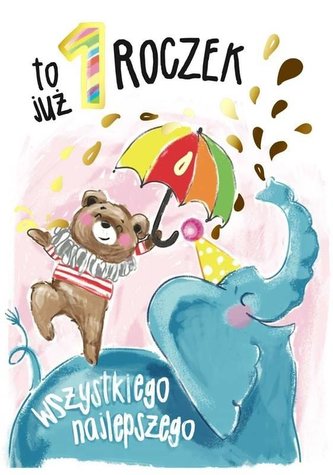 Karnet B6 PP-2136 Roczek słonik