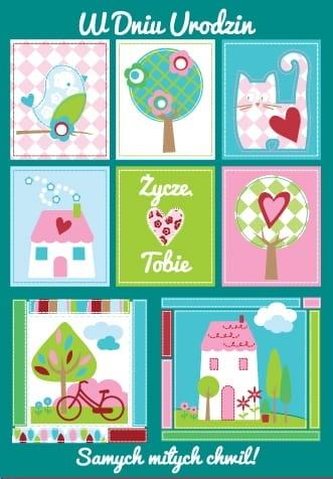 Karnet B6 PP-1558 Urodziny