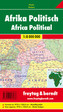 Freytag & Berndt Poster Afrika, physisch-politisch, mit Metallstäben