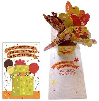 Karnet KBO-008 Urodziny prezent