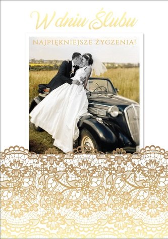 Karnet B6 PP-1993 Ślub