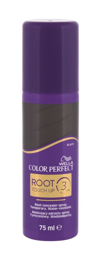 Wella Color Perfect Barva na vlasy Root Touch Up 75 ml Black pro ženy
