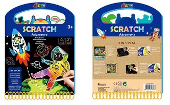 Książka z wydrapywankami Przygoda