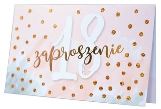 Zaproszenie ZP-007 Urodziny 18 (5 szt.)