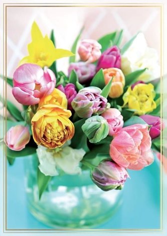 Karnet B6 PP-2140 Kwiaty (bez tekstu)