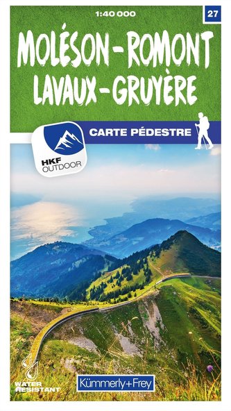 Moléson - Romont 27 Wanderkarte 1:40 000 matt laminiert