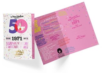 Karnet B6 PR-301 Urodziny 50 2021