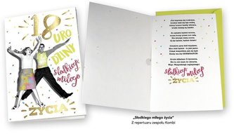 Karnet MP-0025 Urodziny 18