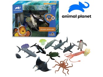 Zvířátka mořská, 15 ks, mobilní aplikace pro zobrazení zvířátek, 16,2 cm