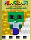 Funcraft - Das inoffizielle Mathe Ausmalbuch: Minecraft Minis (Cover Zombie)