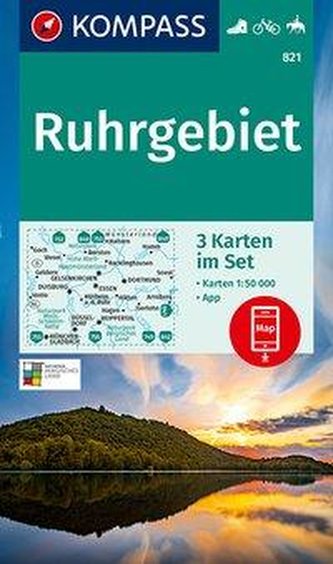 KV WK 821 Ruhrgebiet (3-K-Set) 1:50 000