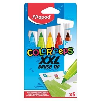 Maped Fixy Color´Peps XXL Brush - 5 barev