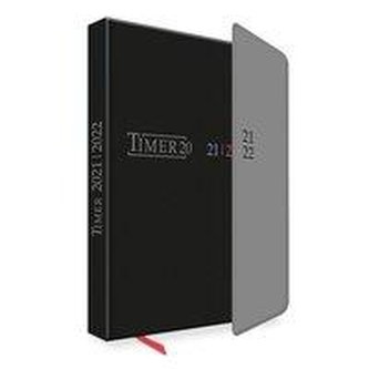 Trötsch Schülerkalender mit Klappe Black 2021/2022