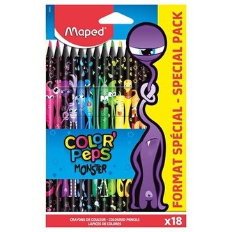 Maped Pastelky Color´ Peps Monster 12 ks
