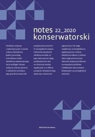 Notes 22_2020 konserwatorski