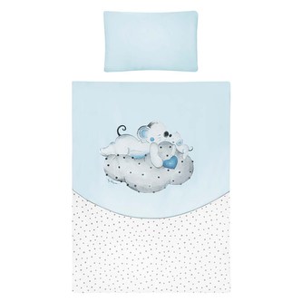 6-dílné ložní povlečení Belisima LOVE 90/120 tyrkysové