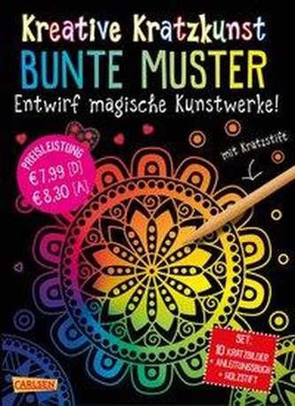 Kreative Kratzkunst: Bunte Muster