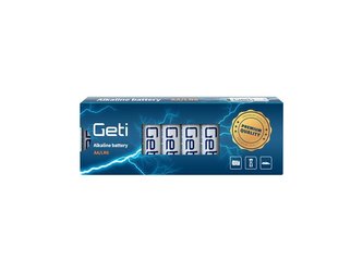 Baterie AA (LR6) alkalická Geti 1,5V (10 kusů)