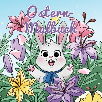 Ostern-Malbuch: Für Kinder im Alter von 4-8 Jahren