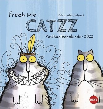 Catzz Postkartenkalender - Kalender 2022