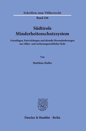 Südtirols Minderheitenschutzsystem