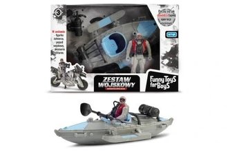 Zestaw wojskowy z kajakiem