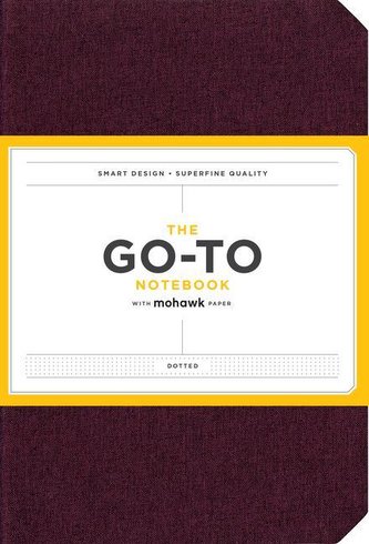 Go-To Notebook with Mohawk Paper, Mulberry Wine Dotted: (blank Dotted Journal to Inspire Creativity and Productivity, Writing, o