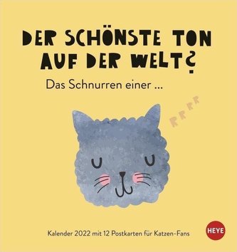Katzensprüche Postkartenkalender 2022