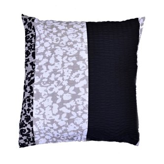 Povláček krepový - hnědobéžové lístky - 40x40cm