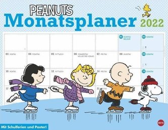Peanuts Monatsplaner - Kalender 2022