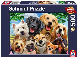 Puzzle PQ 500 Psy robią selfie G3