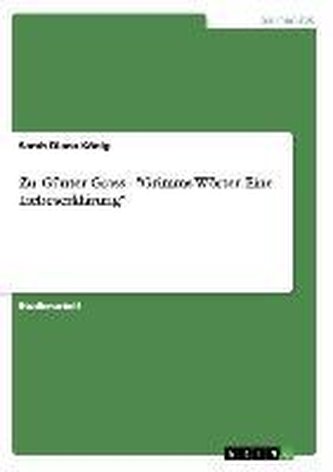 Zu: Günter Grass - \"Grimms Wörter. Eine Liebeserklärung\"